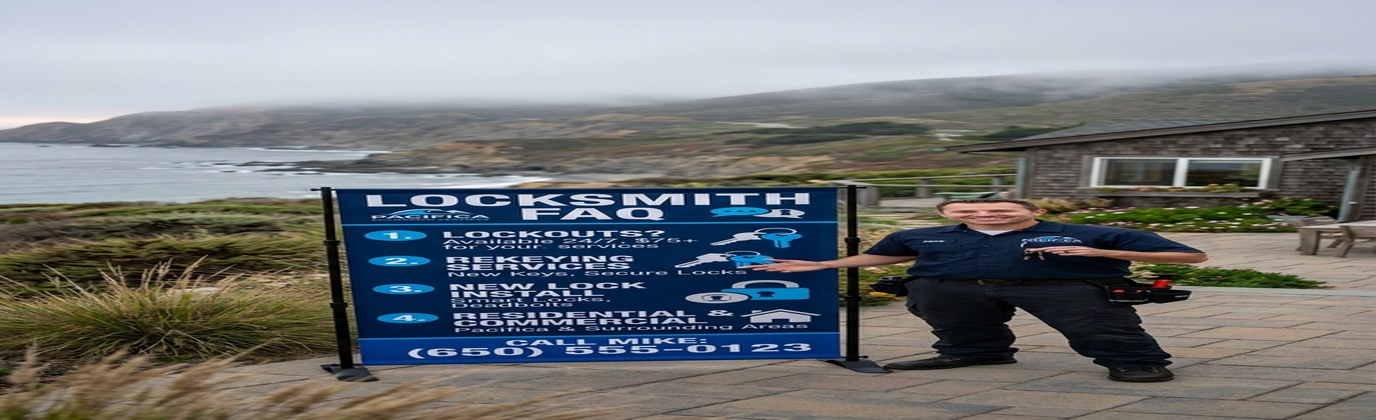 FAQ page hero for Pacifica CA locksmith guide